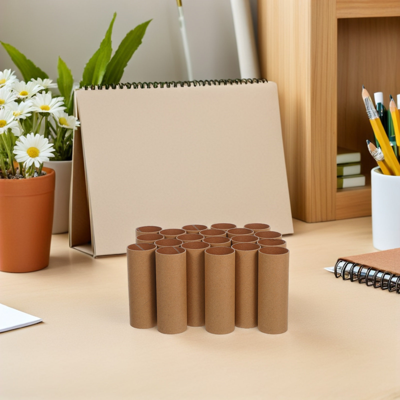 30個入り、丸い紙製の筒状のクラフト用段ボールチューブ。サイ - Art Craft Cardboard のレビューと価格
