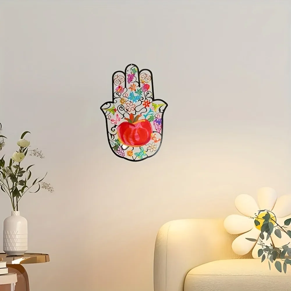 CIFBUY ハムサの手の形をした金属製の壁飾り。カラフルな - Art & Craft Paper For Kids のレビューと価格
