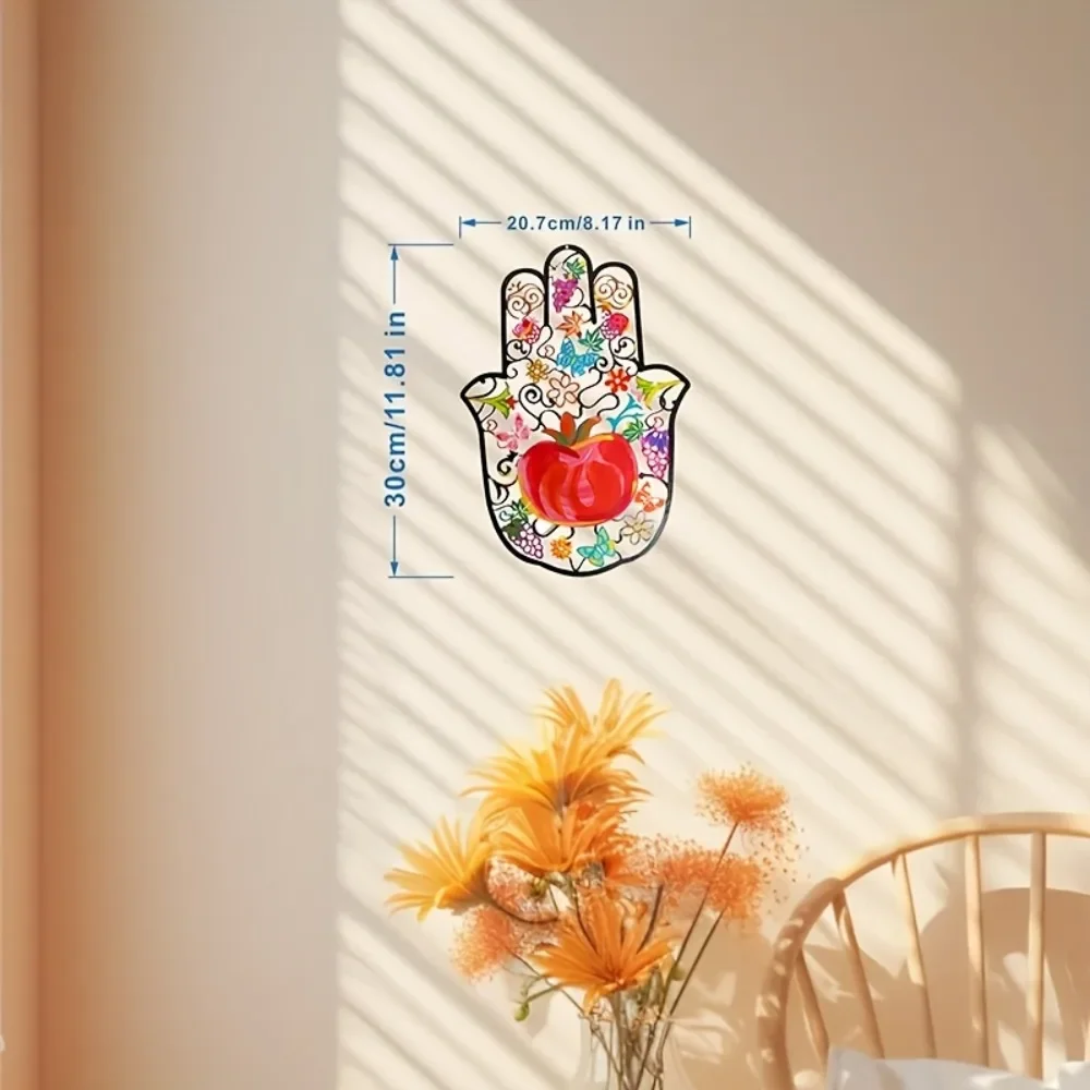 CIFBUY ハムサの手の形をした金属製の壁飾り。カラフルな - Art & Craft Paper For Kids のレビューと価格