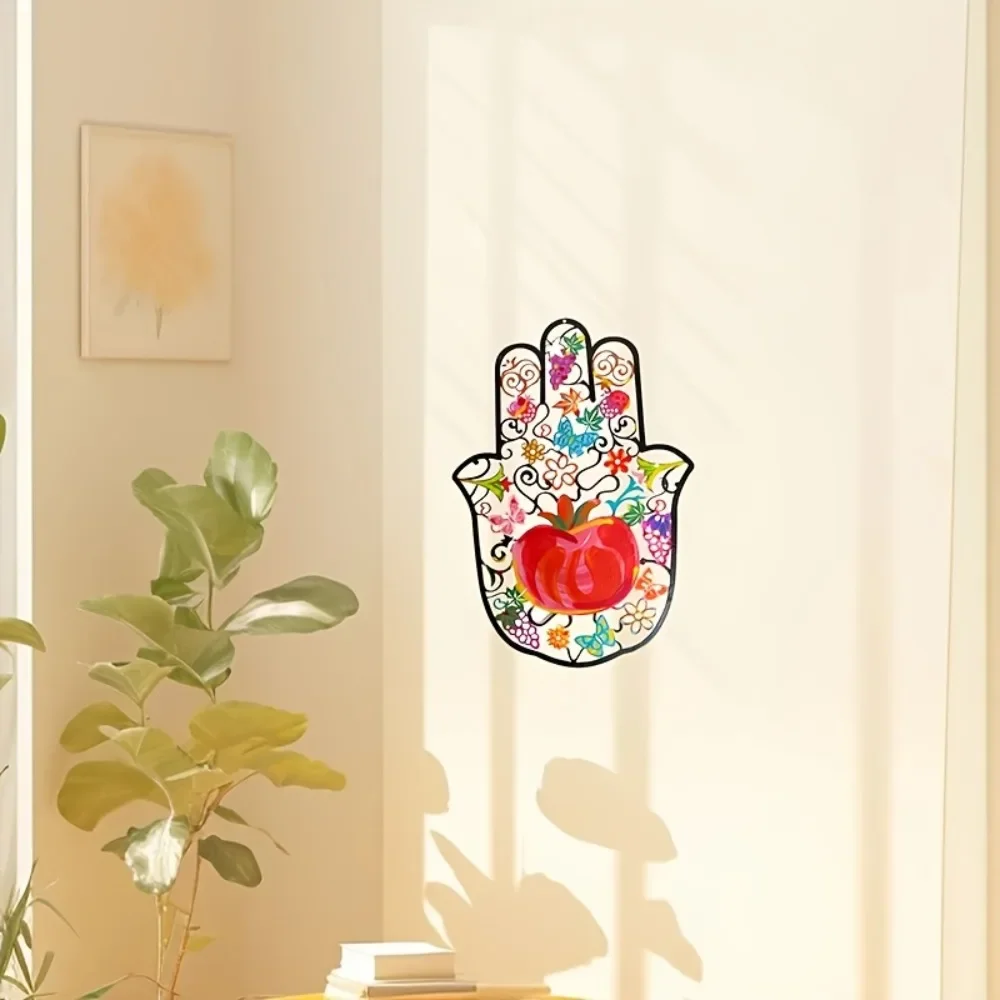 CIFBUY ハムサの手の形をした金属製の壁飾り。カラフルな - Art & Craft Paper For Kids のレビューと価格