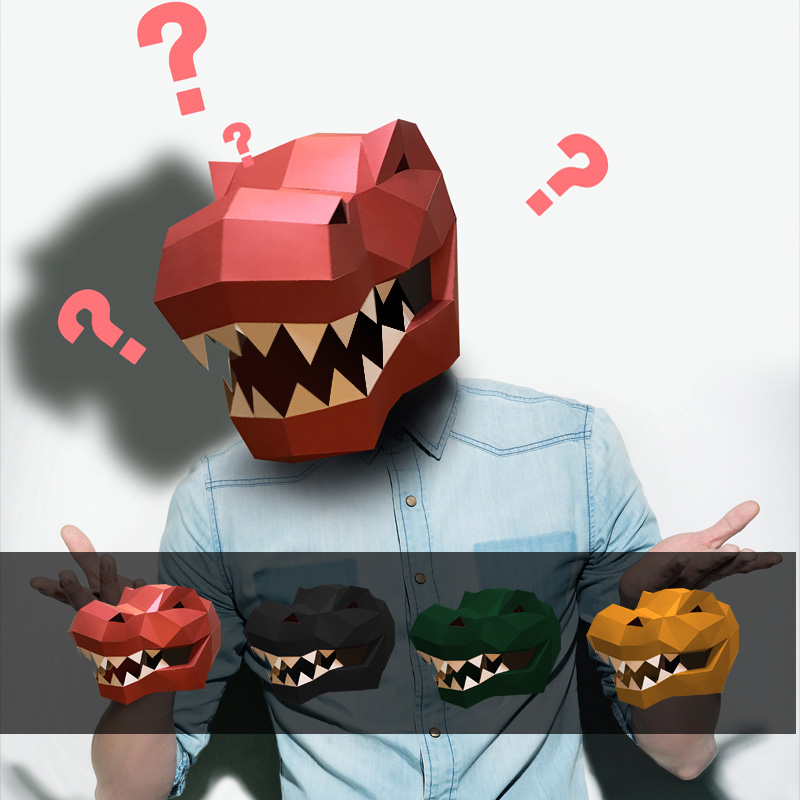 Tyrynosaurus Rexアニマルマスクペーパーモデル - Art Craft Cardboard のレビューと価格