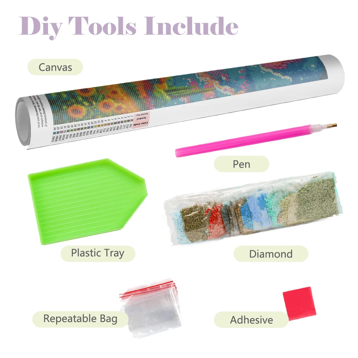 DIY 5D ダイヤモンドペイント、ガラス瓶を使ったヴィンテ - Art Craft With Paper のレビューと価格