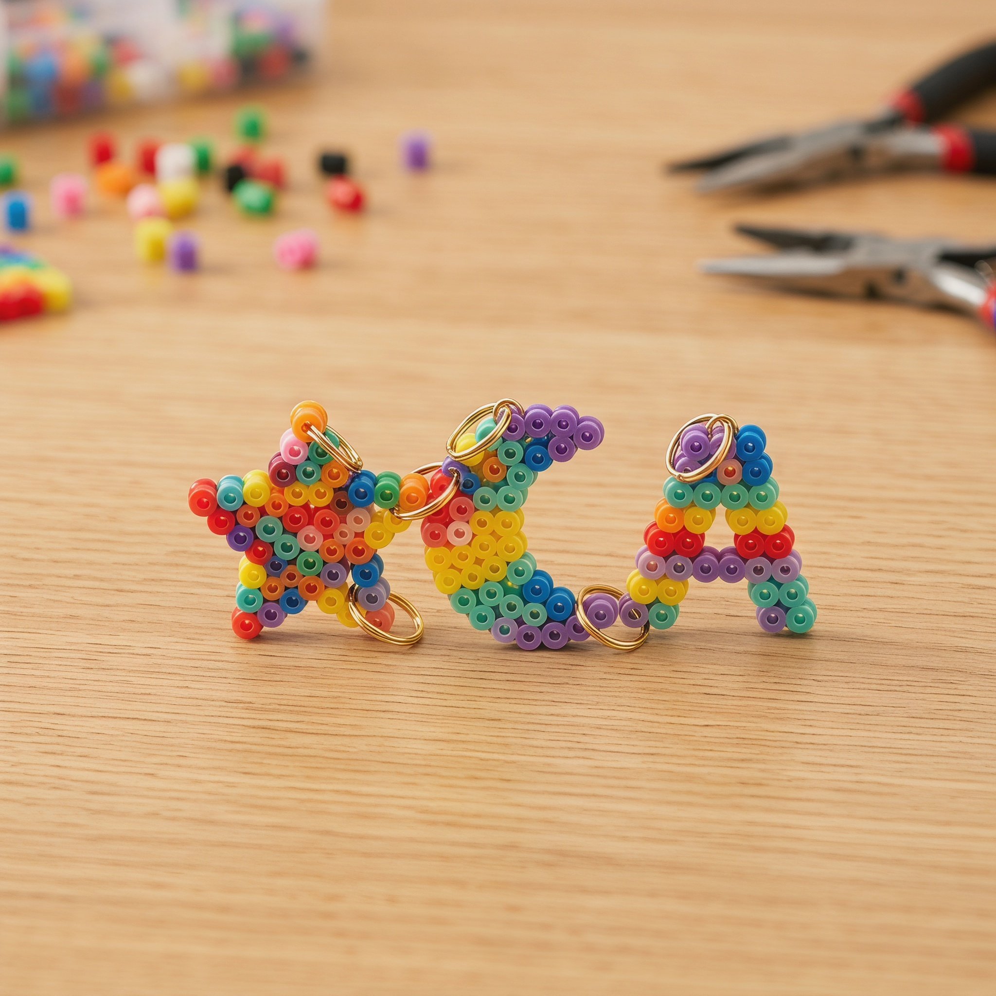 手芸や工作に使える、さまざまな色のミニビーズ。初心者からベビ - Art Craft Kit のレビューと価格